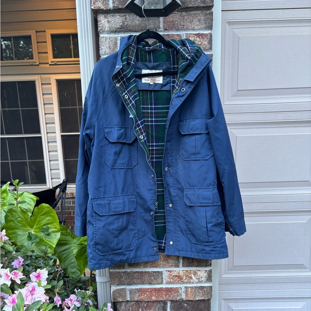 Vintage Field & Stream Gordon & Ferguson Jacket XL Made in Korea Plaid Lined